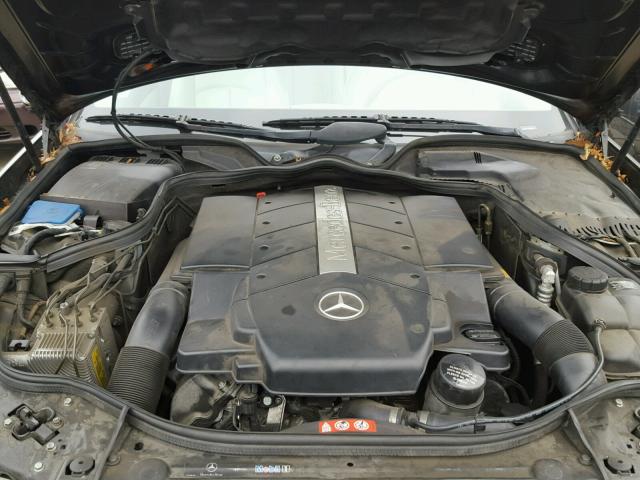 WDBUF70J55A753542 - 2005 MERCEDES-BENZ E 500 BLACK photo 7