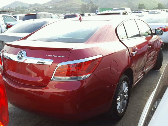 1G4GC5GR0CF281009 - 2012 BUICK LACROSSE RED photo 4