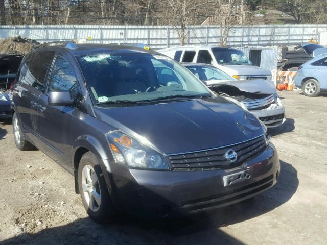 5N1BV28U87N125284 - 2007 NISSAN QUEST S GRAY photo 1