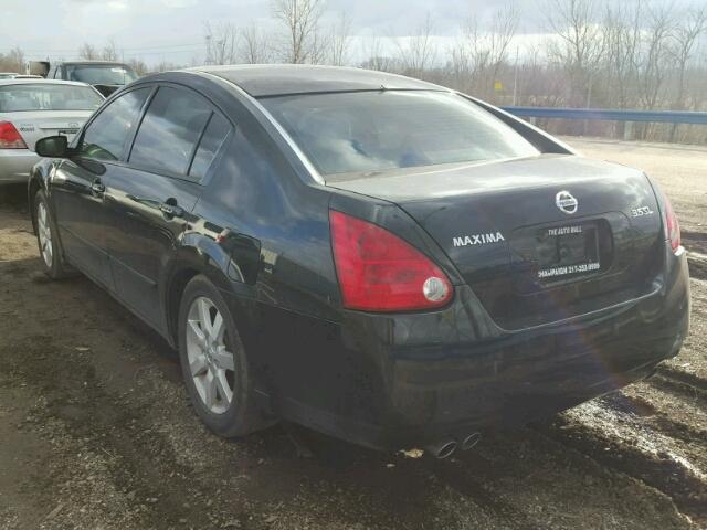 1N4BA41E16C865919 - 2006 NISSAN MAXIMA SE BLACK photo 3