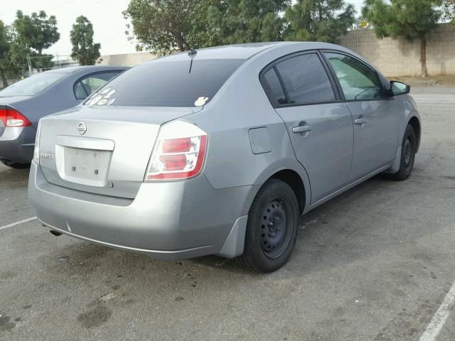 3N1AB61E08L702090 - 2008 NISSAN SENTRA 2.0 GRAY photo 4