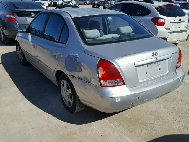 KMHDN45D93U536721 - 2003 HYUNDAI ELANTRA GL SILVER photo 3