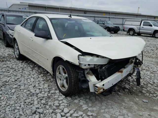 1G2ZG57B094224600 - 2009 PONTIAC G6 WHITE photo 1