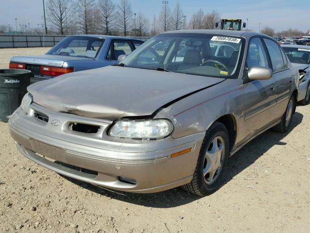 1G3NG52M0X6308369 - 1999 OLDSMOBILE CUTLASS GL თაფლისფერი ფოტო 2