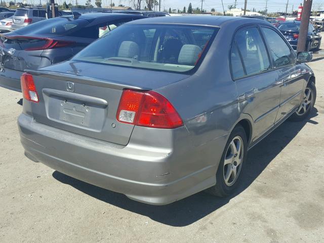 JHMES96605S021764 - 2005 HONDA CIVIC HYBR GRAY photo 4