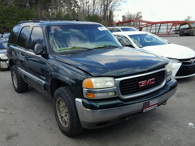 1GKEK13TX1R179726 - 2001 GMC YUKON GREEN photo 1