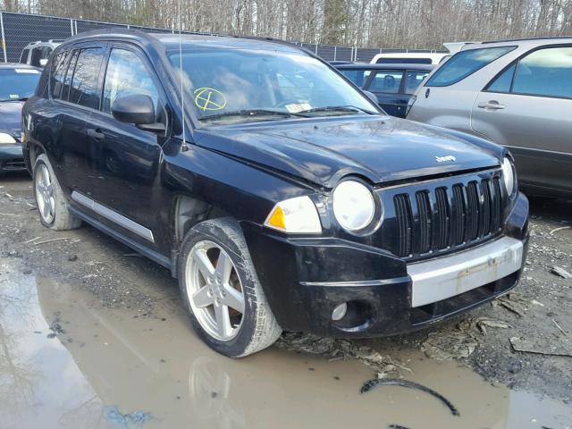 1J8FF57W77D241355 - 2007 JEEP COMPASS LI BLACK photo 1