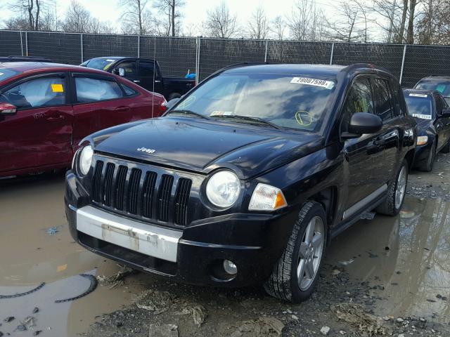 1J8FF57W77D241355 - 2007 JEEP COMPASS LI BLACK photo 2