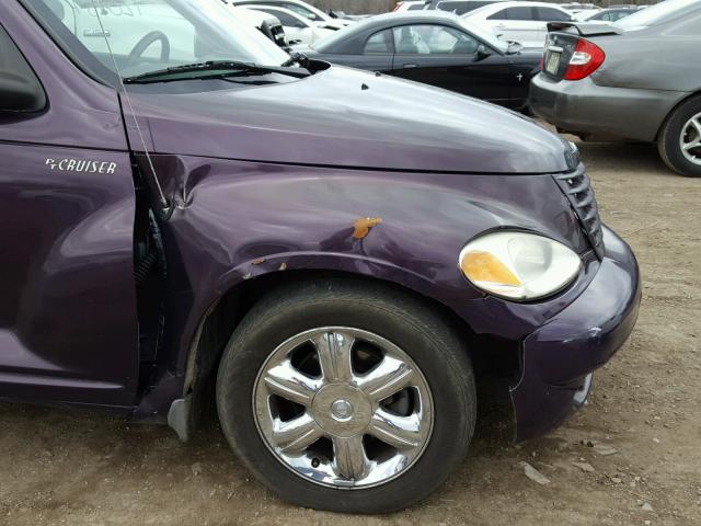 3C8FY68B44T366384 - 2004 CHRYSLER PT CRUISER PURPLE photo 9