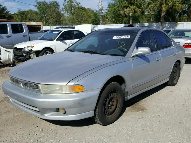 4A3AA46G91E105747 - 2001 MITSUBISHI GALANT ES SILVER photo 2