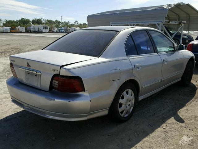 4A3AA46G91E105747 - 2001 MITSUBISHI GALANT ES SILVER photo 4