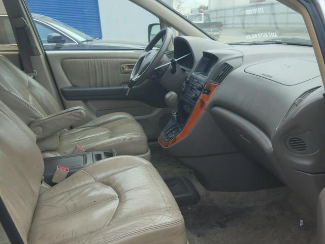 JT6HF10U3X0039533 - 1999 LEXUS RX 300 GOLD photo 5