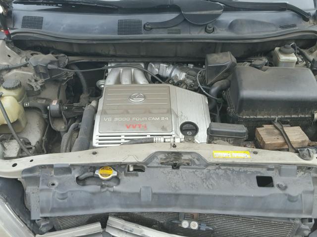 JT6HF10U3X0039533 - 1999 LEXUS RX 300 GOLD photo 7