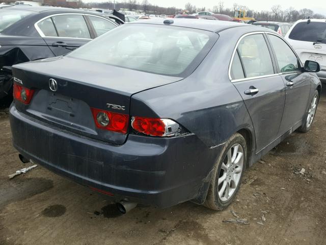 JH4CL96857C001691 - 2007 ACURA TSX CHARCOAL photo 4