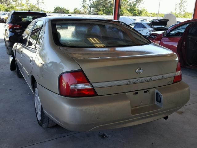 1N4DL01D21C171249 - 2001 NISSAN ALTIMA XE GOLD photo 3