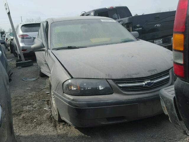 2G1WF55K729376373 - 2002 CHEVROLET IMPALA BEIGE photo 1