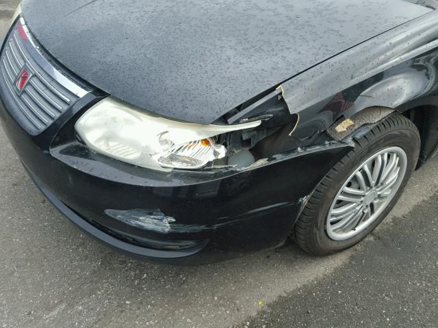 1G8AJ55F36Z188720 - 2006 SATURN ION LEVEL შავი ფოტო 9
