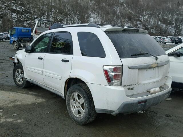 2CNDL23F456162549 - 2005 CHEVROLET EQUINOX LS WHITE photo 3