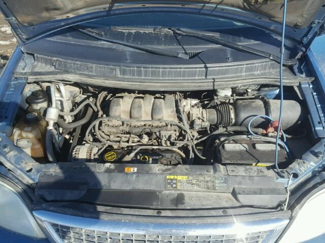 2FMZA53483BB92086 - 2003 FORD WINDSTAR S BLUE photo 7