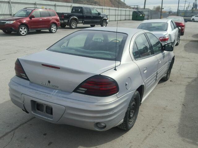 1G2NE52T3YM802305 - 2000 PONTIAC GRAND AM S Gümüş foto 4