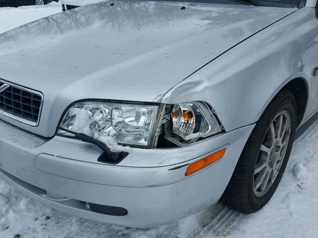 YV1VS27594F098701 - 2004 VOLVO S40 1.9T SILVER photo 9