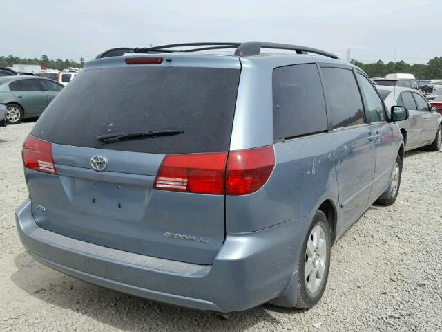 5TDZA23C55S297003 - 2005 TOYOTA SIENNA CE BLUE photo 4