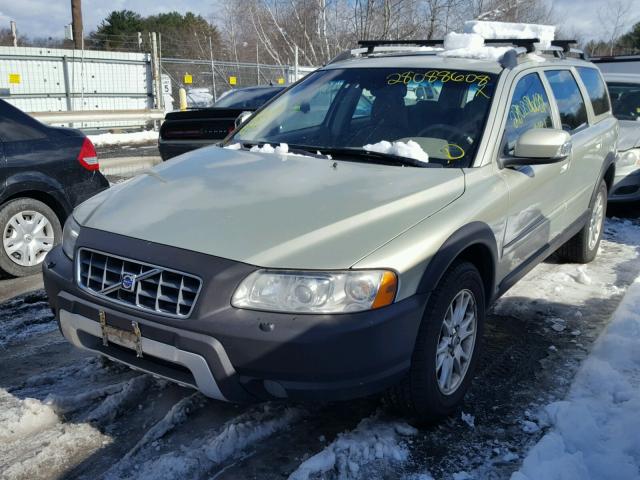 YV4SZ592271257517 - 2007 VOLVO XC70 GREEN photo 2