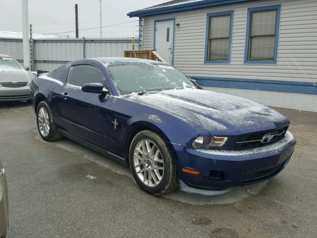 1ZVBP8AM9C5232086 - 2012 FORD MUSTANG BLUE photo 1