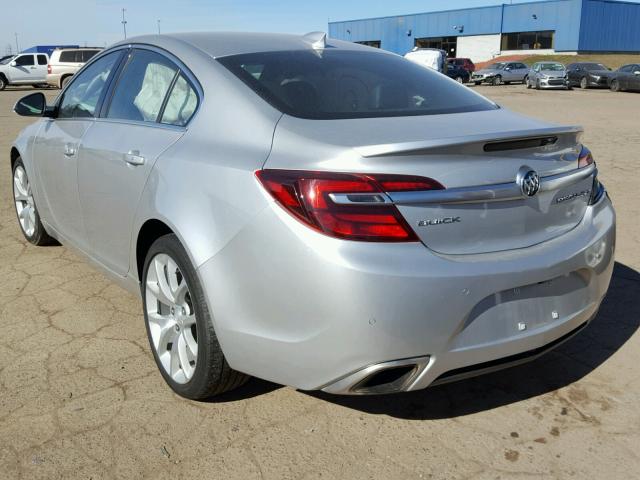 2G4GT5GX7F9131295 - 2015 BUICK REGAL GS 银色 照片 3