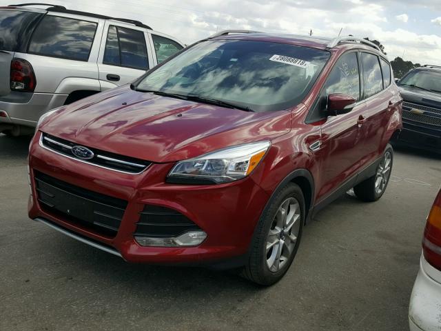 1FMCU0J95EUE35039 - 2014 FORD ESCAPE TIT RED photo 2