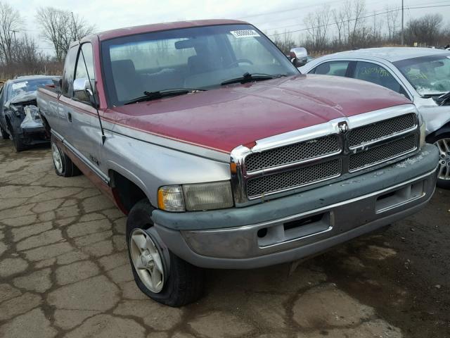 3B7HF13Z9VG826365 - 1997 DODGE RAM 1500 RED photo 1