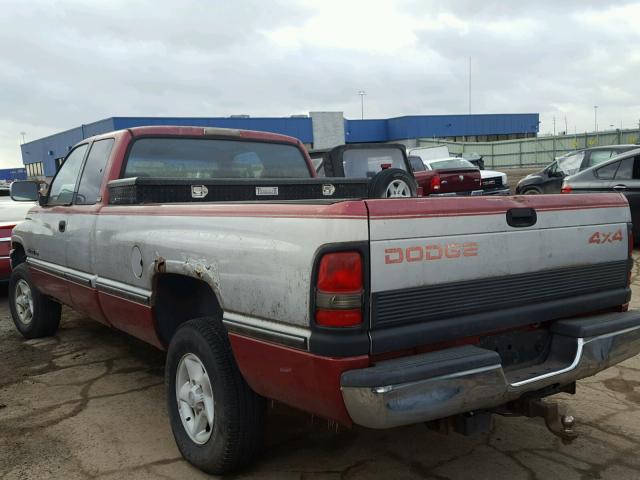 3B7HF13Z9VG826365 - 1997 DODGE RAM 1500 RED photo 3