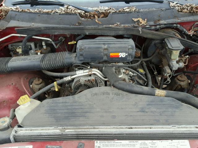 3B7HF13Z9VG826365 - 1997 DODGE RAM 1500 RED photo 7