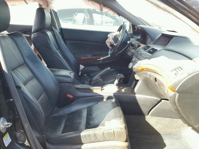 1HGCP2F86BA091016 - 2011 HONDA ACCORD EXL BLACK photo 5