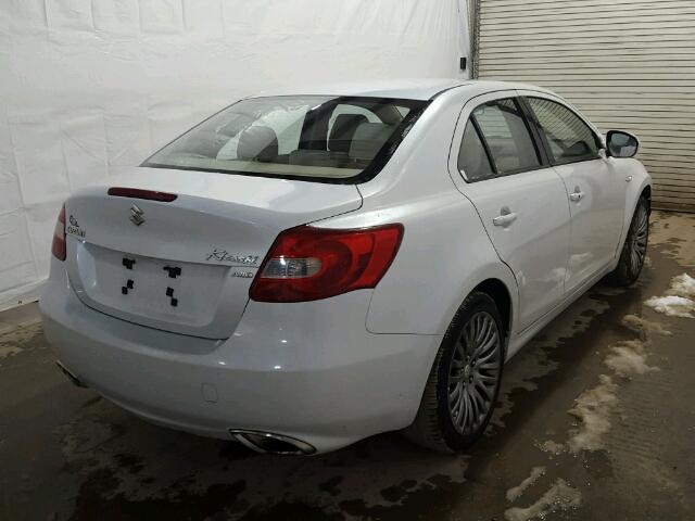 JS2RF9A36B6110964 - 2011 SUZUKI KIZASHI SE WHITE photo 4