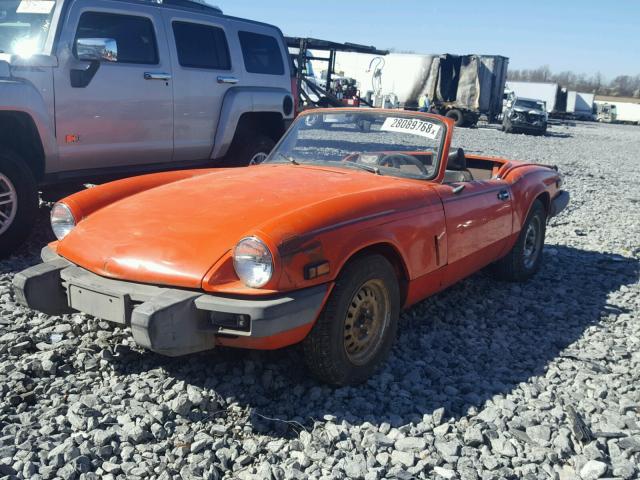 TFVDW6AT002236 - 1980 TRIUMPH CAR SPITFIRE RED photo 2