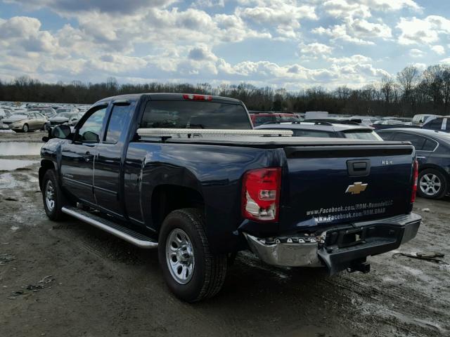 1GCSCREAXAZ110010 - 2010 CHEVROLET SILVERADO BLUE photo 3