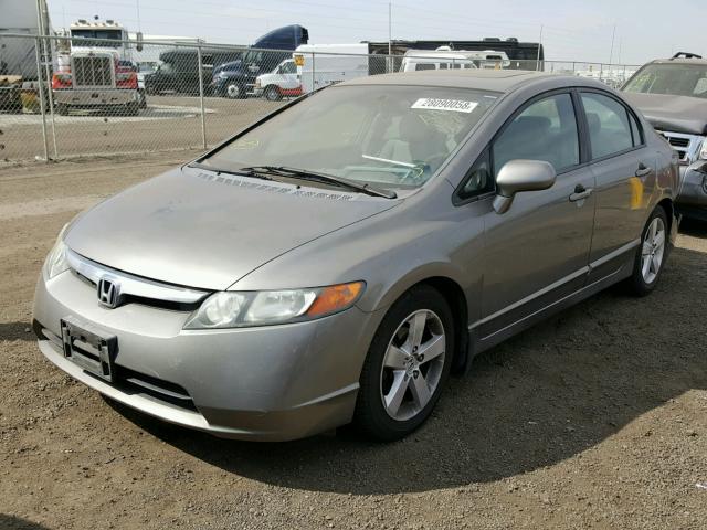 1HGFA16827L088859 - 2007 HONDA CIVIC EX SILVER photo 2