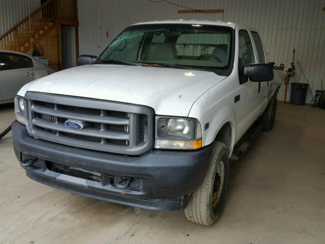 1FTSW31L02EB25667 - 2002 FORD F350 SRW S WHITE photo 2