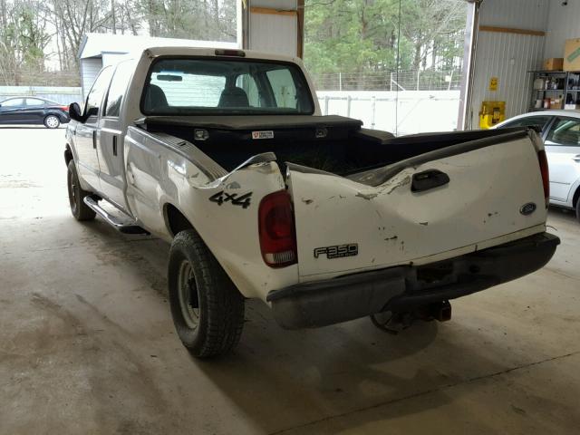 1FTSW31L02EB25667 - 2002 FORD F350 SRW S WHITE photo 3