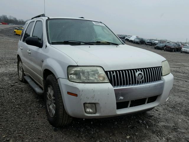 4M2CU57166DJ06428 - 2006 MERCURY MARINER WHITE photo 1