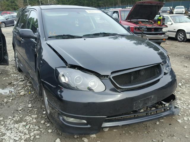 1NXBR32E17Z826590 - 2007 TOYOTA COROLLA CE BLACK photo 1