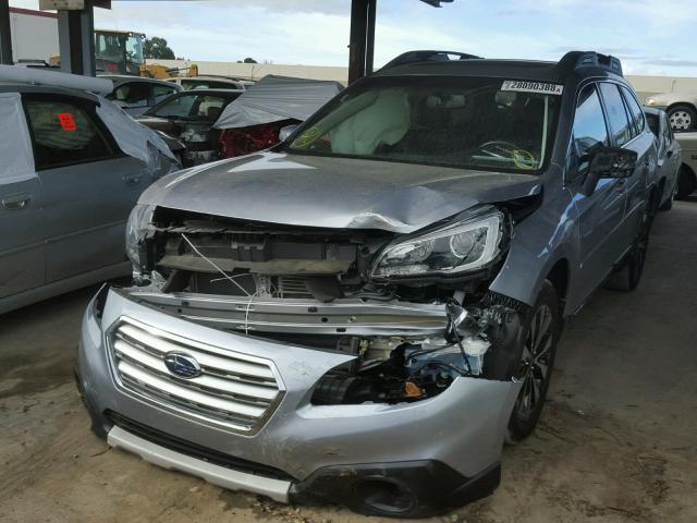 4S4BSALC6F3217201 - 2015 SUBARU OUTBACK 2. SILVER photo 2