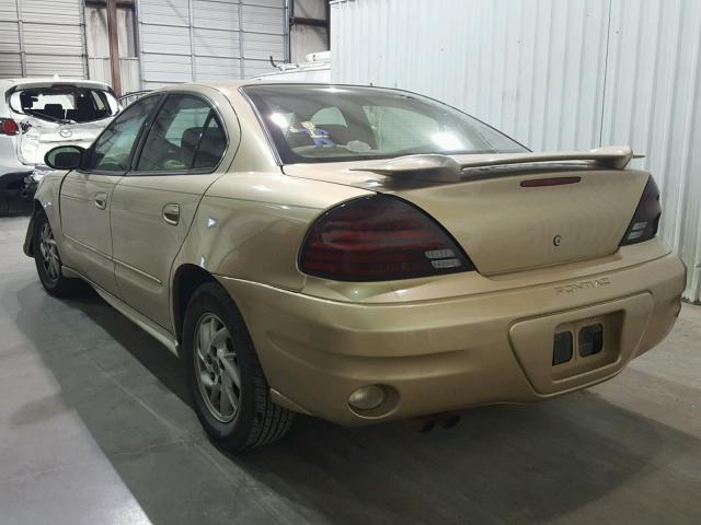 1G2NE52E65M184281 - 2005 PONTIAC GRAND AM S TAN photo 3