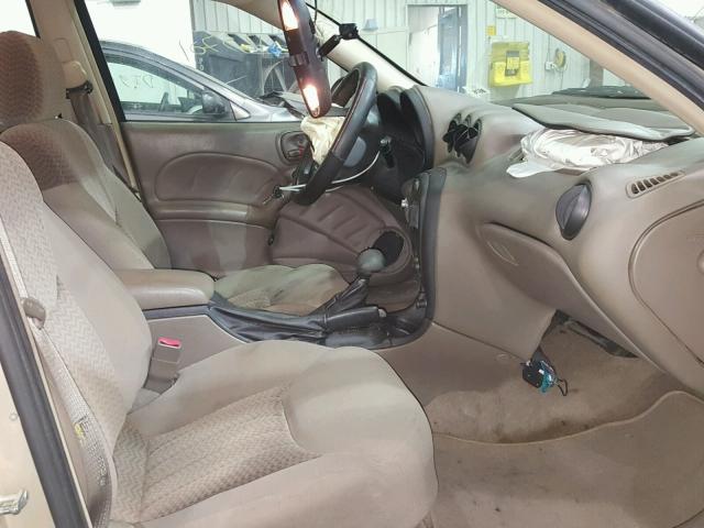 1G2NE52E65M184281 - 2005 PONTIAC GRAND AM S TAN photo 5