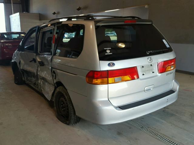 2HKRL18532H505606 - 2002 HONDA ODYSSEY LX SILVER photo 3