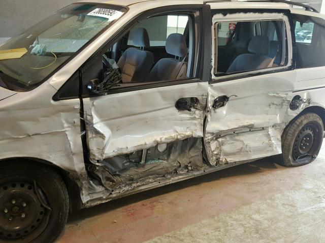 2HKRL18532H505606 - 2002 HONDA ODYSSEY LX SILVER photo 9