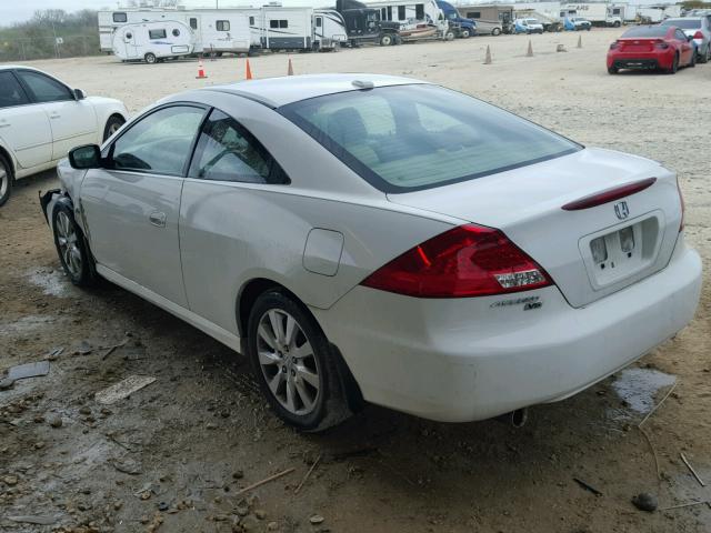 1HGCM82616A008694 - 2006 HONDA ACCORD EX WHITE photo 3