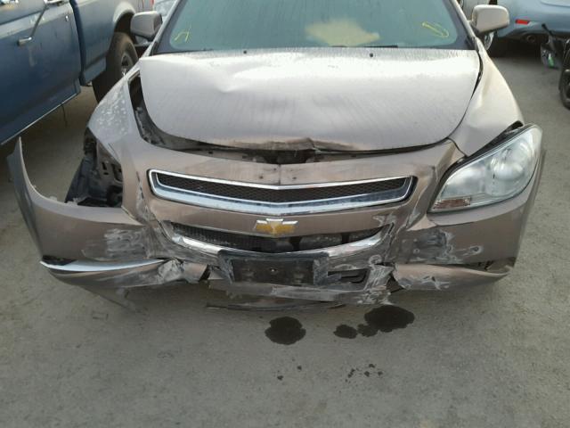 1G1ZH57B78F204414 - 2008 CHEVROLET MALIBU 1LT 金色 照片 9