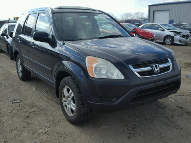 JHLRD78892C035607 - 2002 HONDA CR-V EX BLACK photo 1